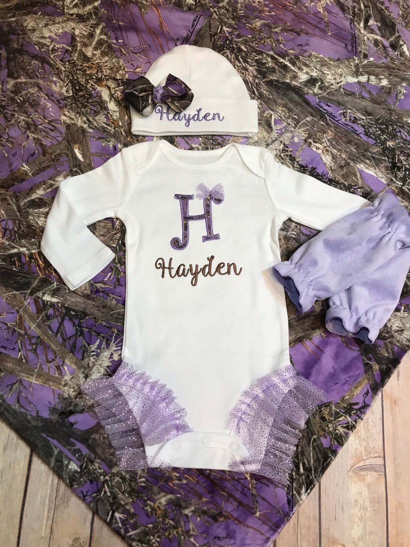 Personalized Camo Baby Blanket Minky Camo Hunting Blanket Etsy