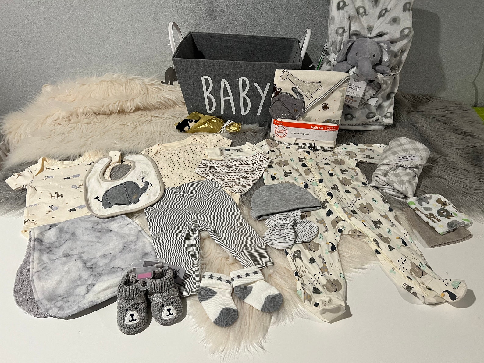 New Baby Gift Set Gender Neutral Baby Gift Basket Corporate Etsy