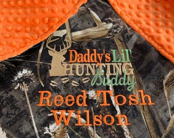 Personalized Camo Baby Blanket, Realtree Minky Blanket