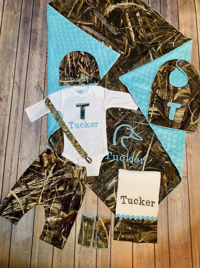 Baby Boy Camo Camo Clothes Personalized Baby Etsy