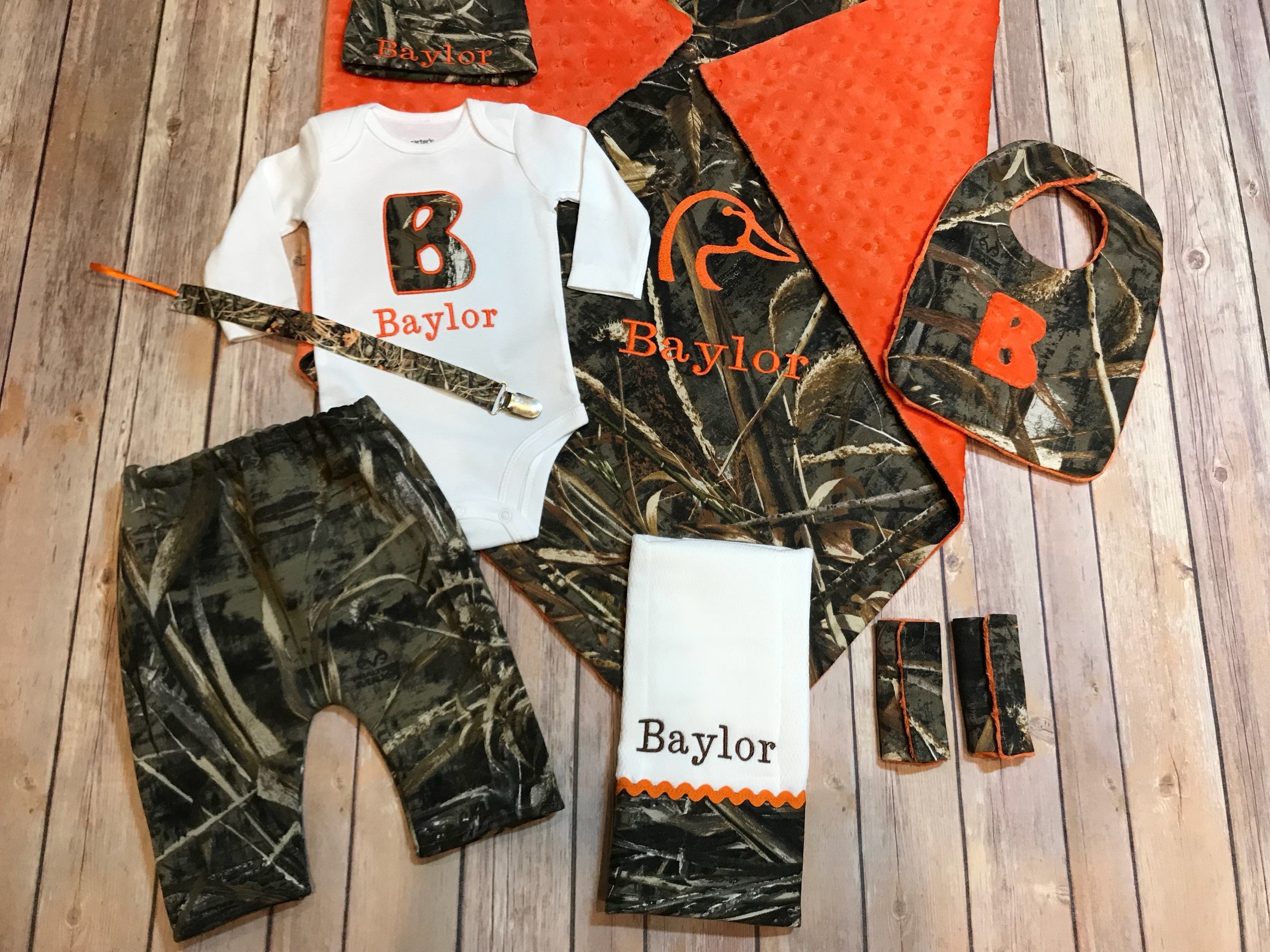 Camo Baby Boy Clothes Etsy