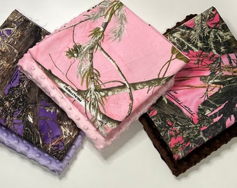 Baby Blanket Sewing Kit, DIY Camo Blanket Sewing Kit, Camo Baby Blanket DIY, Sewing Blanket Kit