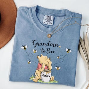 Comfort Colors® Winnie The Pooh Mommy to Bee Shirt,Mommy To Bee Sweatshirt,Mommy Grandma to Bee Shirt, Disney Pregnancy Sweatshirt