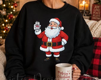 Christmas Diet Coke Sweatshirt, Santa Diet Coke Tshirt, Christmas Santa Shirt, Diet Coke Lover Shirt, Christmas Gift, Diet Coke Fans Sweater