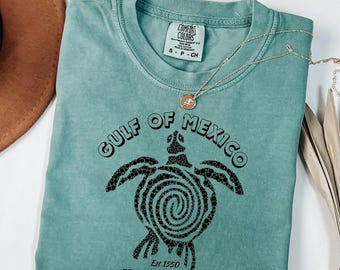 Comfort Colors Shirt Gulf of Mexico Super soft , Gulf Coast T-shirt, Mexico Beach Shirt, Mexican Girl Shirt, Gift for Mom