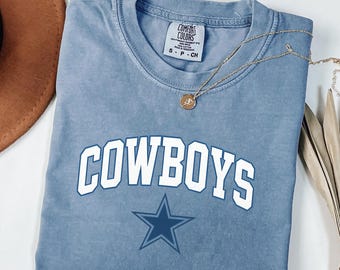 Comfort Colors® Vintage Cowboys Shirt, Retro Cowboys Shirt, Cowboys Western Tee, Distressed Cowboys Shirt, Cowgirls, Men & Womens Shirt