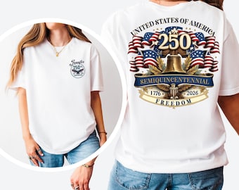 United States 250 Years Sweatshirt, 1776-2026 Semiquincentennial Hoodie, Patriotic USA Shirt, USA Flag Sleeve, 250th Anniversary Gift