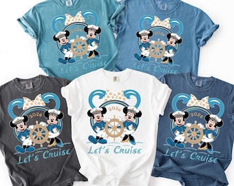 Comfort Colors® Disney Cruise Squad Shirt, Mickey and Friends Cruise Long Sleeve, Cruise Trip Shirt, Disney Summer Shirt,Disney Vacation Tee