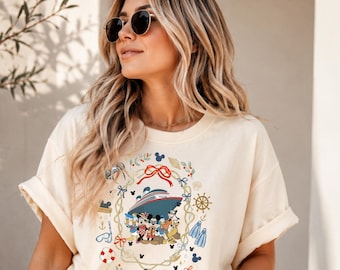 Comfort Colors® Disney Cruise Shirt, Family Matching Cruise Trip 2026, Disney Vacation Sweatshirt, Mickey Friends Tee, Disney Travel Tee
