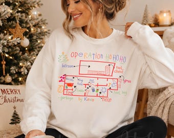 Operation Ho Ho Ho Shirt, Battle Plan Sweatshirt, Christmas Movie Sweatshirt, Holiday Sweater, Christmas Family Sweater, Christmas Gift