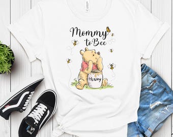 Winnie The Pooh Mommy to Bee Shirt Mama Shirt New Mom Gift New Mama Shirt Pregnancy Reveal Shirt Disney Pregnancy Sweatshirt Mommy Shirt