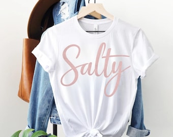 Cute Salty Shirt, Salty Sweatshirt, Cute Beach Sweatshirt, Cute Beach Shirt, Cute Summer Sweatshirt, Cute Summer Tee, Beachy Sweatshirt