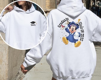 Mickey Graduate 2025 Sweatshirt Graduate 2025 Hoodie Graduate Gift, Disney Graduate Shirt Disney Grad Trip Shirt Senior Trip 2025 Sweatshirt