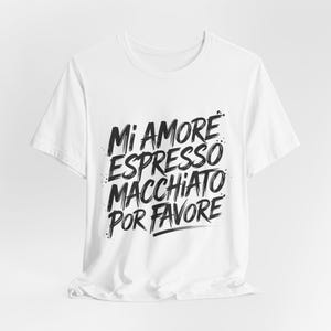 Tommy Cash Eurovision Espresso Macchiato Unisex Tee Shirt, Coffee Lover Gift, Music Fan Top, Short Sleeve Jersey, Graphic Tee