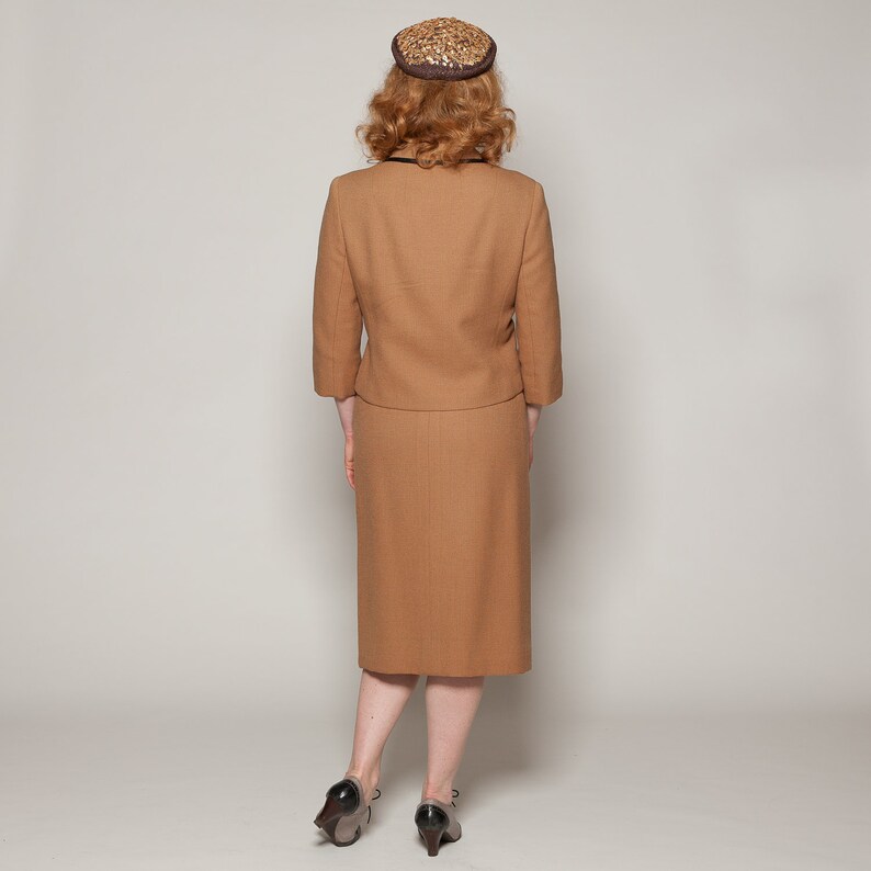 Vintage 1960s I Magnin Suit Forstmann Wool 3 Piece Fall Fashions