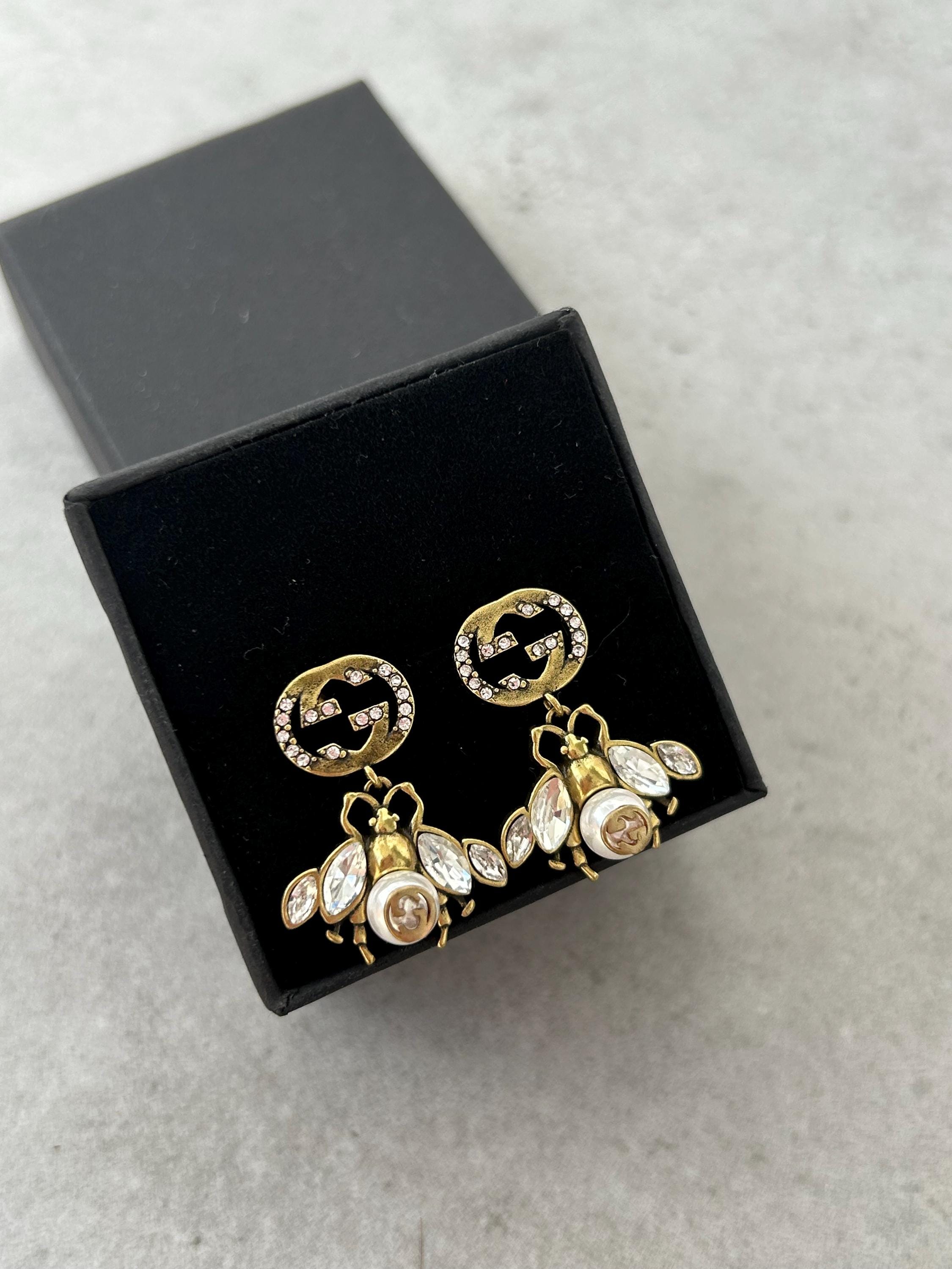 Gucci Bee Earrings - Etsy Gucci Bee Earrings - Etsy