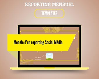 Monthly Reporting Template - Social Networks - Community Management