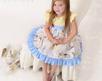 Cinderella dress, Princess Birthday dress, Everyday Princess Dress, Girls Princess Dress