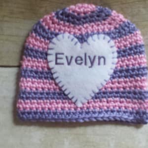 BabyGirl Name Hat - Personalized Newborn Hat - Newborn Name Hat - Personalized Baby Hat - Monogram Baby Hat