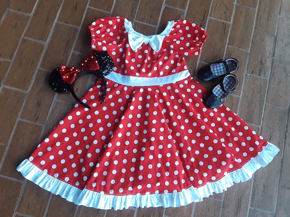 open lace back dress Talia Red Polka Dot Dress main image 1