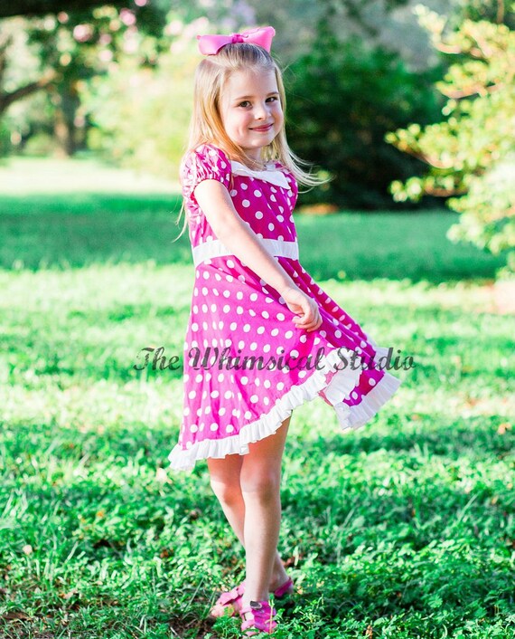 Matilda jane pink cheap polka dot dress
