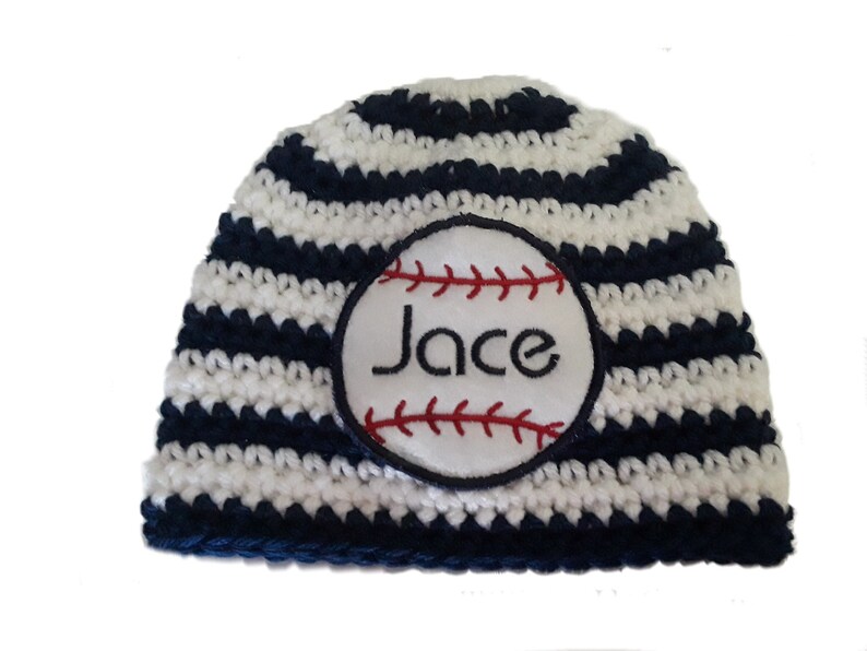 Personalized baseball baby hat Baby's first baseball hat Etsy