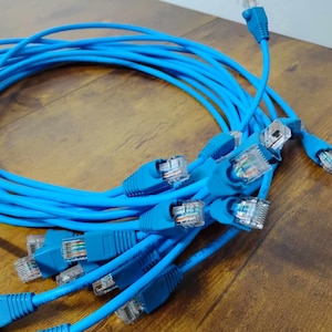 3 Pack 3ft Cat5e Ethernet Cables | High Speed LAN Cable for Gaming, Streaming, Networking