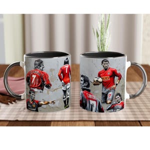 MUFC Graffiti Mug with Magnificent 7s