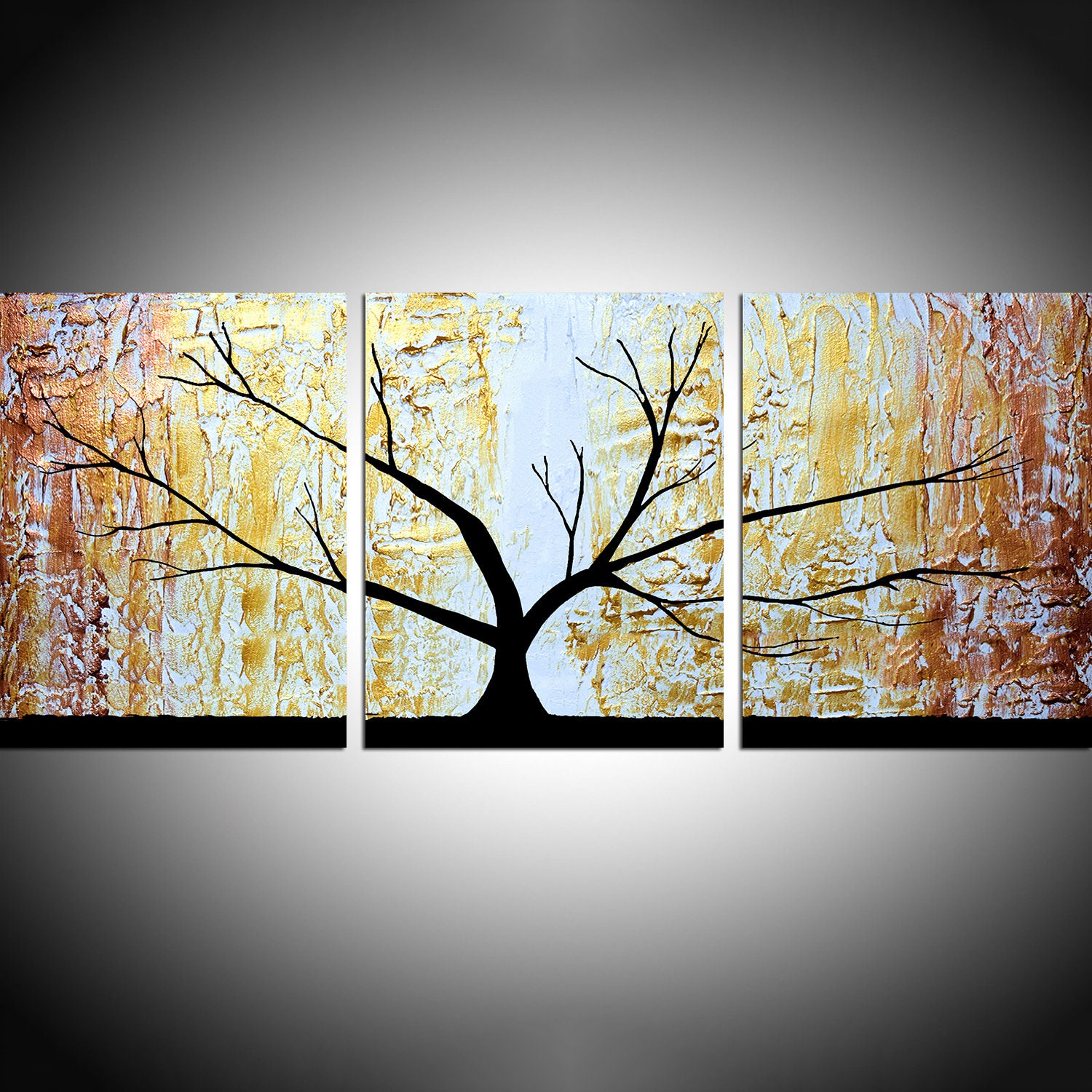 Custom Wall Art Triptych of Tree | Large - Extra Large