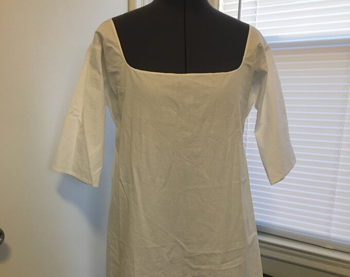 18th Century Shift, 1700s Chemise, Short Sleeve, Choose Your Size - Etsy