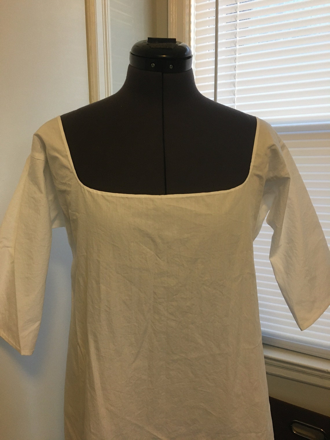 18th century shift 1700s chemise short sleeve choose your | Etsy