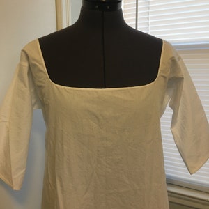 18th century shift 1700s chemise short sleeve choose your | Etsy