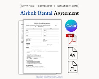 Airbnb Rental Contract: Vacation Rental Agreement, Short Term Lease Form, VRBO Guest Terms and Conditions, House Rules and Liability Waiver