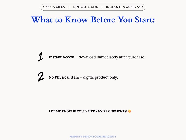 Editable Tenancy Agreement Template in Canva and PDF formats. Includes A4 and US Letter sizes for easy use worldwide. Customize text, fonts, and layout in Canva, or use the fillable PDF version to type directly into the contract. Ideal for landlords, property managers, or tenants who need a clear, professional rental contract. Printable, editable, and instantly downloadable—perfect for managing rental agreements quickly and efficiently.