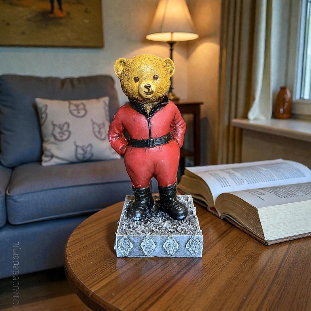 Hand-painted Teddy Bear Sculpture | Proletariat Series, Modern Art ...