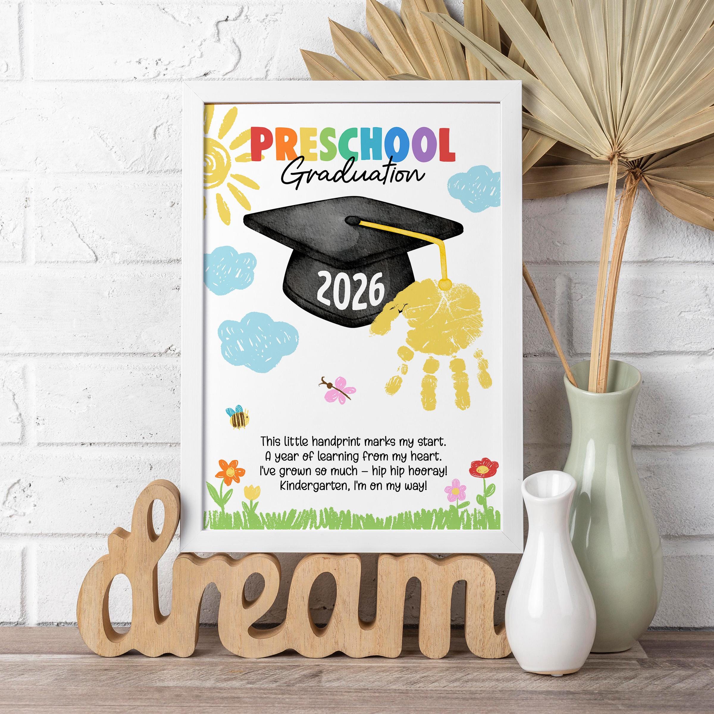 Preschool Graduation Handprint Art, Graduation Day Handprint Craft ...