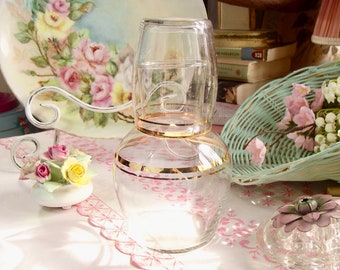 Vintage Glass Bedside Water Decanter