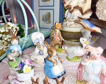 Vintage BESWICK Beatrix Potter Peter Rabbit Figurines