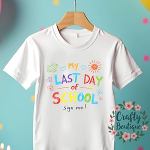 School Leavers 2025 T-Shirt, Year 6 Leaver Tshirts, Autographs Here Shirt, Year 11 Sign Me Tee, Leaving School Top, Last Day Outfit- 1463