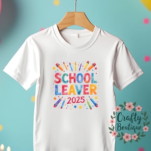 School Leaver 2025 T-Shirt, Year 6 Leavers Tshirts, Autographs Here Shirt, Year 11 Sign Me Tshirt, Leaving School Top, Last Day Outfit- 1461