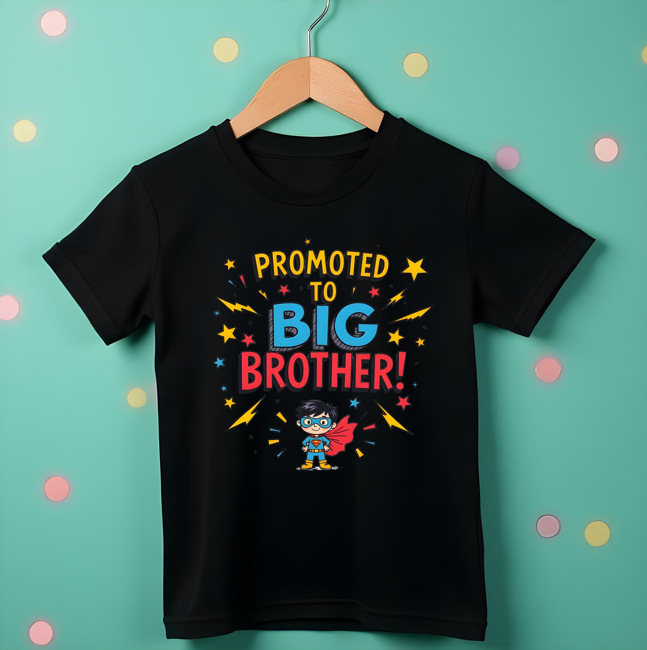 Big Brother T-shirt, Promoted to Big Brother, Baby Announcement