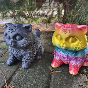 British Cat Figure 3D Print Model - STL File - 3D Print Ready - CNC Router Machine File 202544