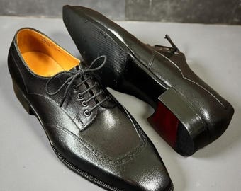 Men’s Handmade Leather Split Toe Derby Oxford Shoes