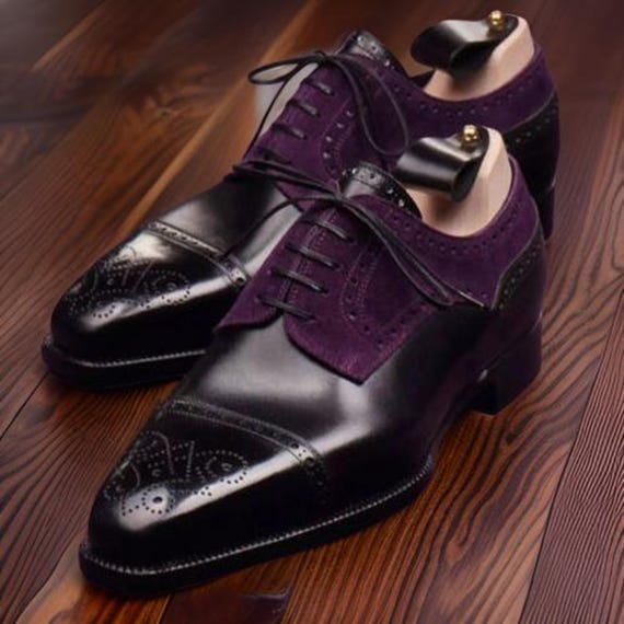 purple suede dress shoes Men's Antonio Dress Shoes In Lavender