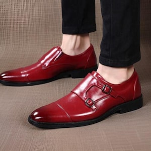 Handmade Men's Formal Slip-On Oxford Shoes – Premium Comfort & Style
