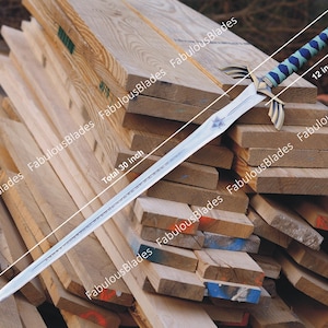 Zelda Master Sword Replica, Fantasy Sword, Legend of Zelda Collectible, Cosplay Prop, Gamer Gift, Medieval Style Sword, Gift for Him