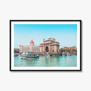 Mumbai Landscape Photography Print: Colorful India Wall Art