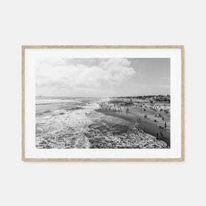Choleron Beach Foto Poster Druck Horizontal, Landschafts Kunst, Landschaft, Kunst, Kunst, Kunst, Kunst, Kunst, Poster, Kunst, Kunst, Kunst Schwarz Weiß