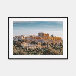 Athen bunt Posterdruck Griechenland, Athen Fotokunst, Wanddekor, Athen Reisedruck, Athen Straßenkarte Poster, Stadtplan