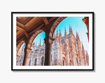 Milan Fine Art Photography Print, Duomo Poster, Italy Wall Art, Milano Decor